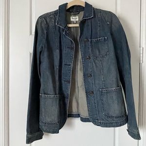 MADEWELL denim jacket (cut like a blazer)